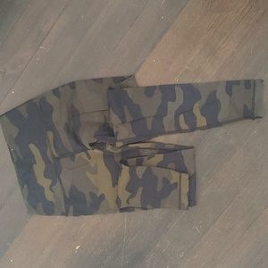 Army colored PINK leggings S: small